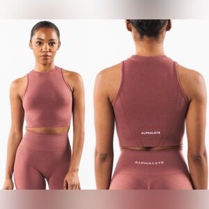 ALPHALETE Stratus Mauve top size small